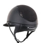 Samshield 2.0 Casque d'équitation Miss Shield Shadowmatt Alcantara Crystal Blazon FB Noir