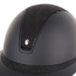Samshield 2.0 Casque d'équitation Miss Shield Shadowmatt Alcantara Crystal Blazon FB Noir