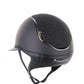 Samshield 2.0 Casque d'équitation Miss Shield Shadowmatt Crystal Fabric Noir