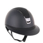 Samshield 2.0 Casque d'équitation Miss Shield Shadowmatt Crystal Fabric Noir