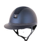 Samshield 2.0 Casque d'équitation Miss Shield Shadowmatt Alcantara Crystal Blazon Paradise Shine Navy