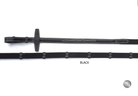 LJ Leathers Pro Selected Teugels webband met lederen stoppers Zwart
