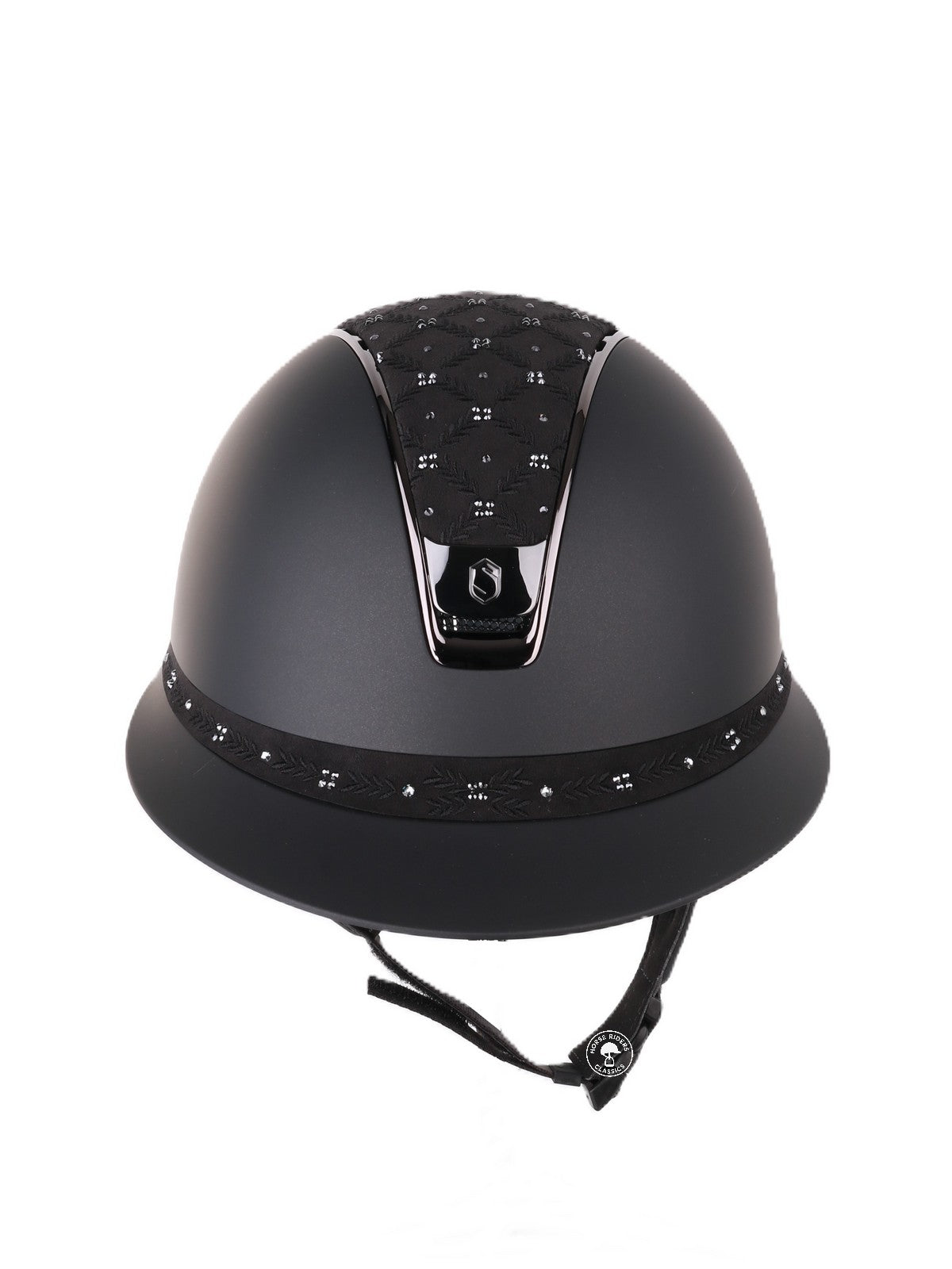 Samshield 2.0 Casque d'équitation Miss Shield Shadowmatt Royal Flower Noir