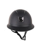 Samshield 2.0 Casque d'équitation Miss Shield Shadowmatt Black Chrome 300 cristaux Noir