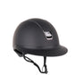 Samshield 2.0 Casque d'équitation Miss Shield Shadowmatt Black Chrome 300 cristaux Noir