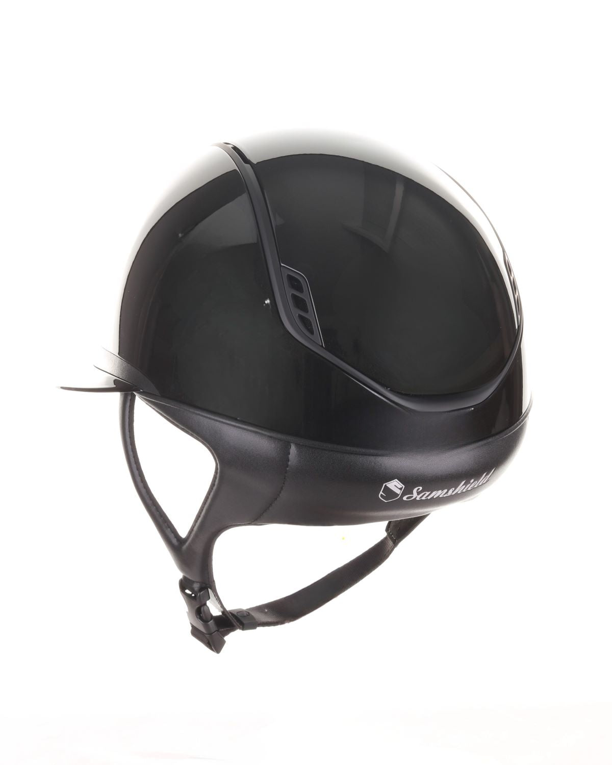 Samshield 2.0 Casque d'équitation Miss Shield Shadowglossy Darkline Noir