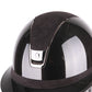 Samshield 2.0 Casque d'équitation Miss Shield Shadowglossy Black Chrome Alcantara Noir