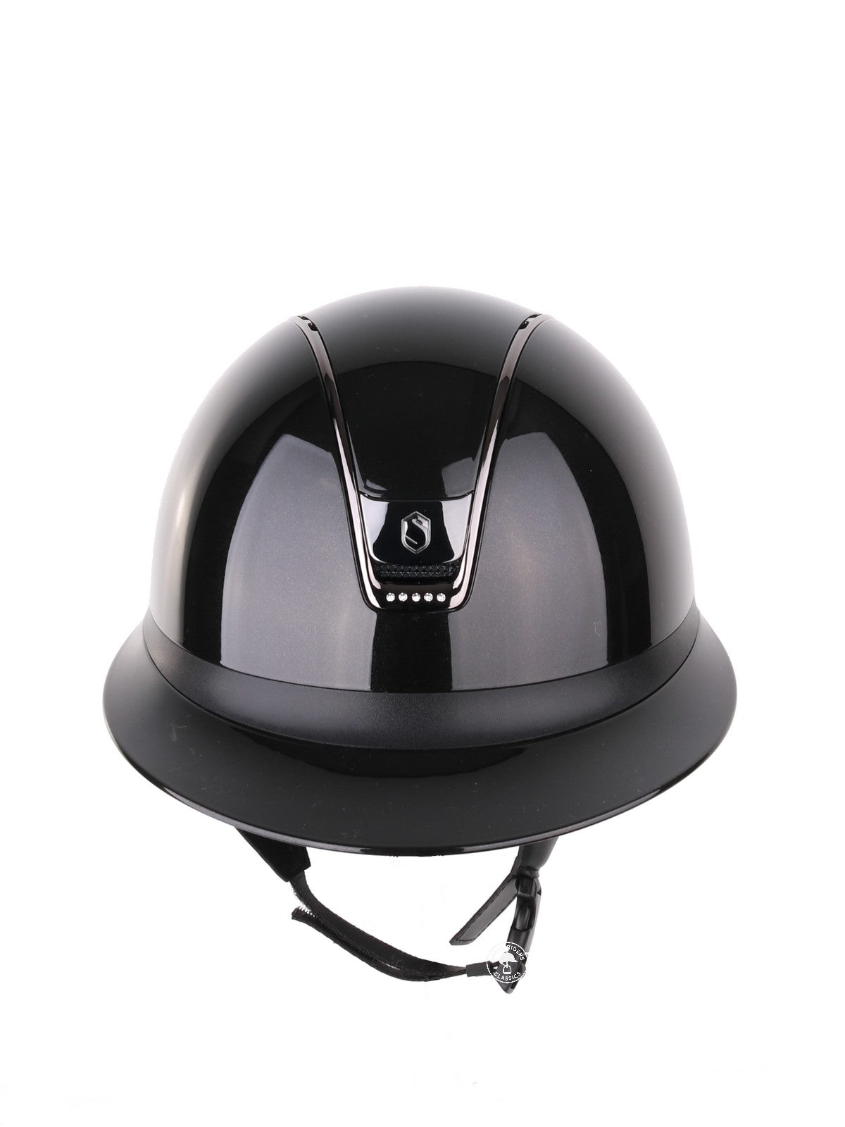 Samshield 2.0 Casque d'équitation Miss Shield Shadowglossy 5 crystals Noir