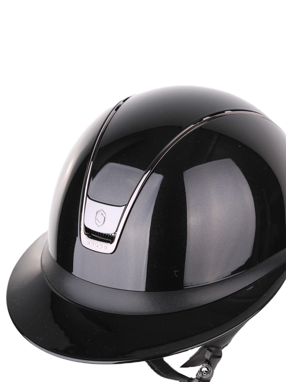 Samshield 2.0 Casque d'équitation Miss Shield Shadowglossy 5 crystals Noir