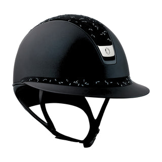 Samshield 2.0 Casque d'équitation Miss Shield Shadowmatt Crystal Leaf Noir