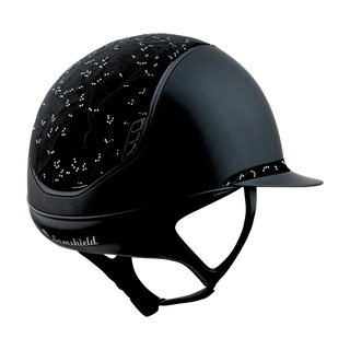 Samshield 2.0 Casque d'équitation Miss Shield Shadowmatt Crystal Leaf Noir