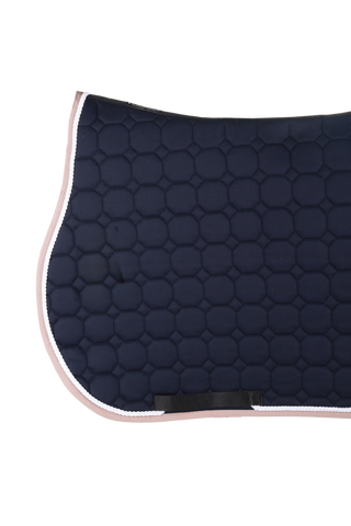 Equiline tapis de selle Octagon Marine-Beige