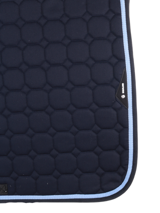 Equiline tapis de selle Octagon Marine-Bleu clair