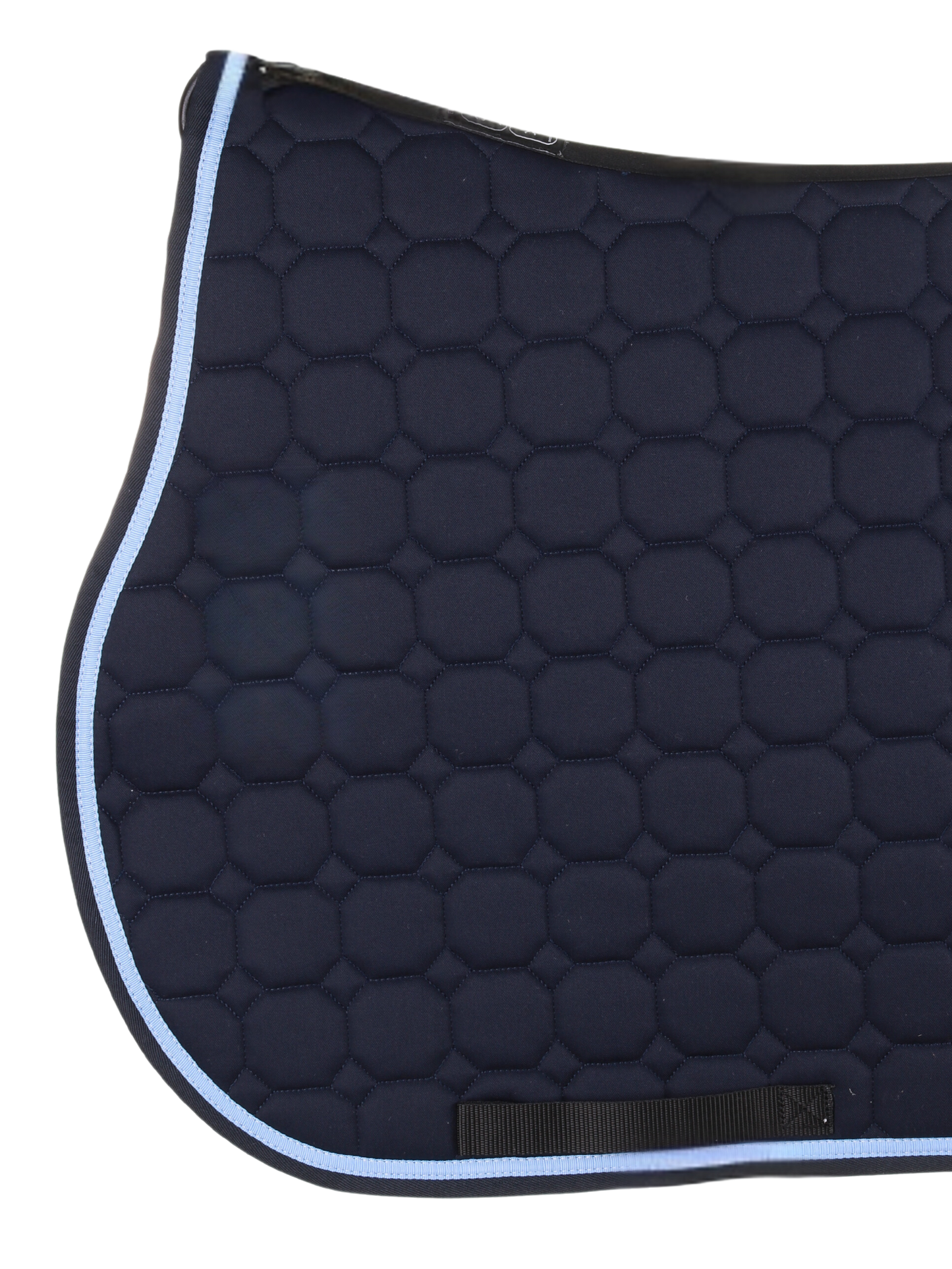 Equiline tapis de selle Octagon Marine-Bleu clair