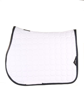 Tapis de selle Equiline Octagon Blanc-Navy