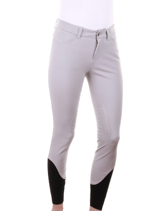 Pantalon d'équitation femme Vestrum à grip aux genoux Lazise Gris Perle