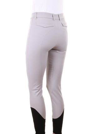 Pantalon d'équitation femme Vestrum à grip aux genoux Lazise Gris Perle