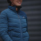 Veste d’hiver rembourrée Equiline pour femme 100 g Ertys Legion Blue