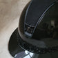Samshield 2.0 Casque d'équitation Miss Shield Shadowglossy Ultra Fine Rock Blazon Bande frontale Noire