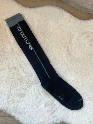 Chaussettes de équitation hautes Animo Tipic Noir