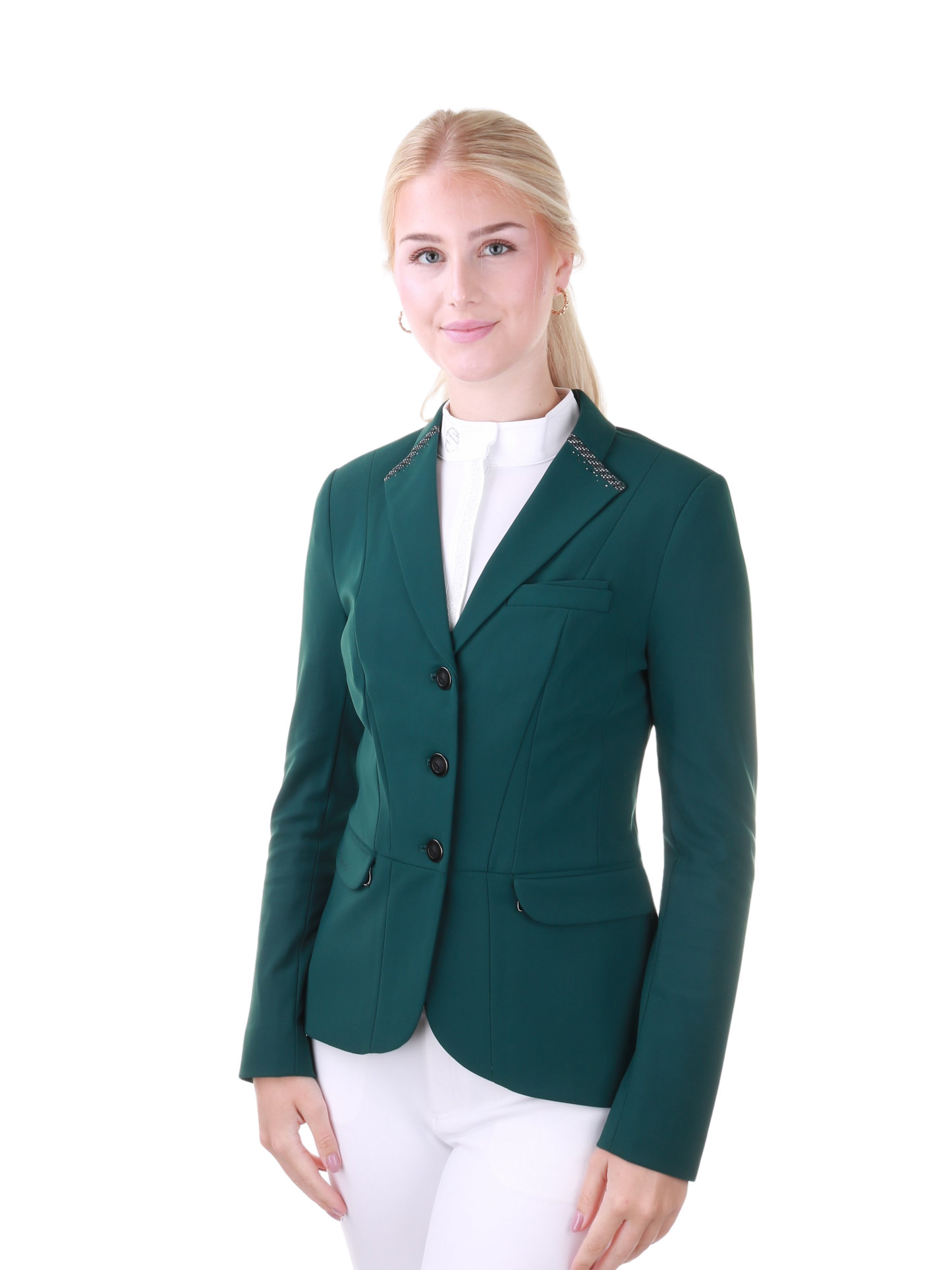 Veste d'équitation Samshield Femme Victory Pearl Posy Green