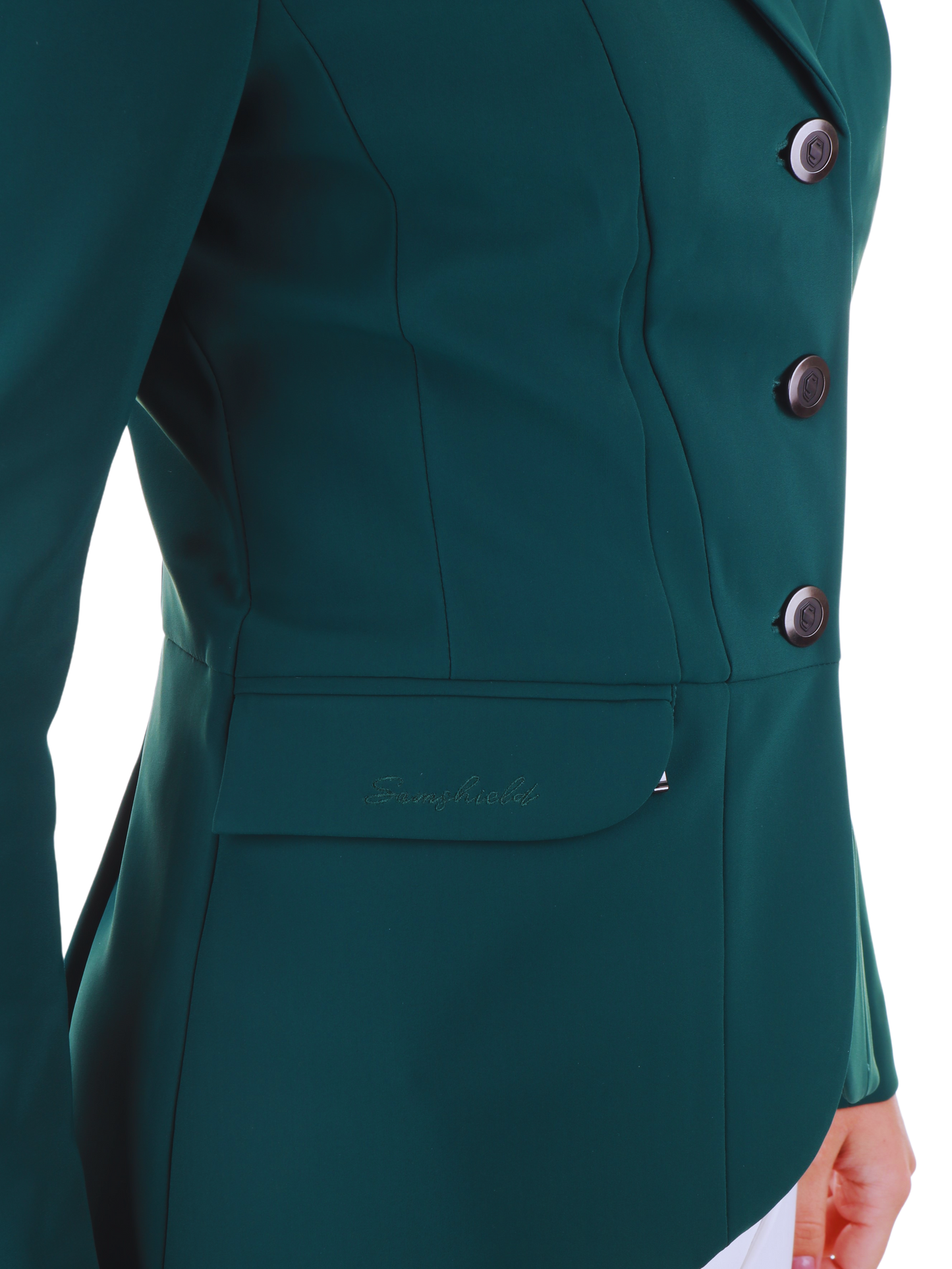 Veste d'équitation Samshield Femme Victory Pearl Posy Green