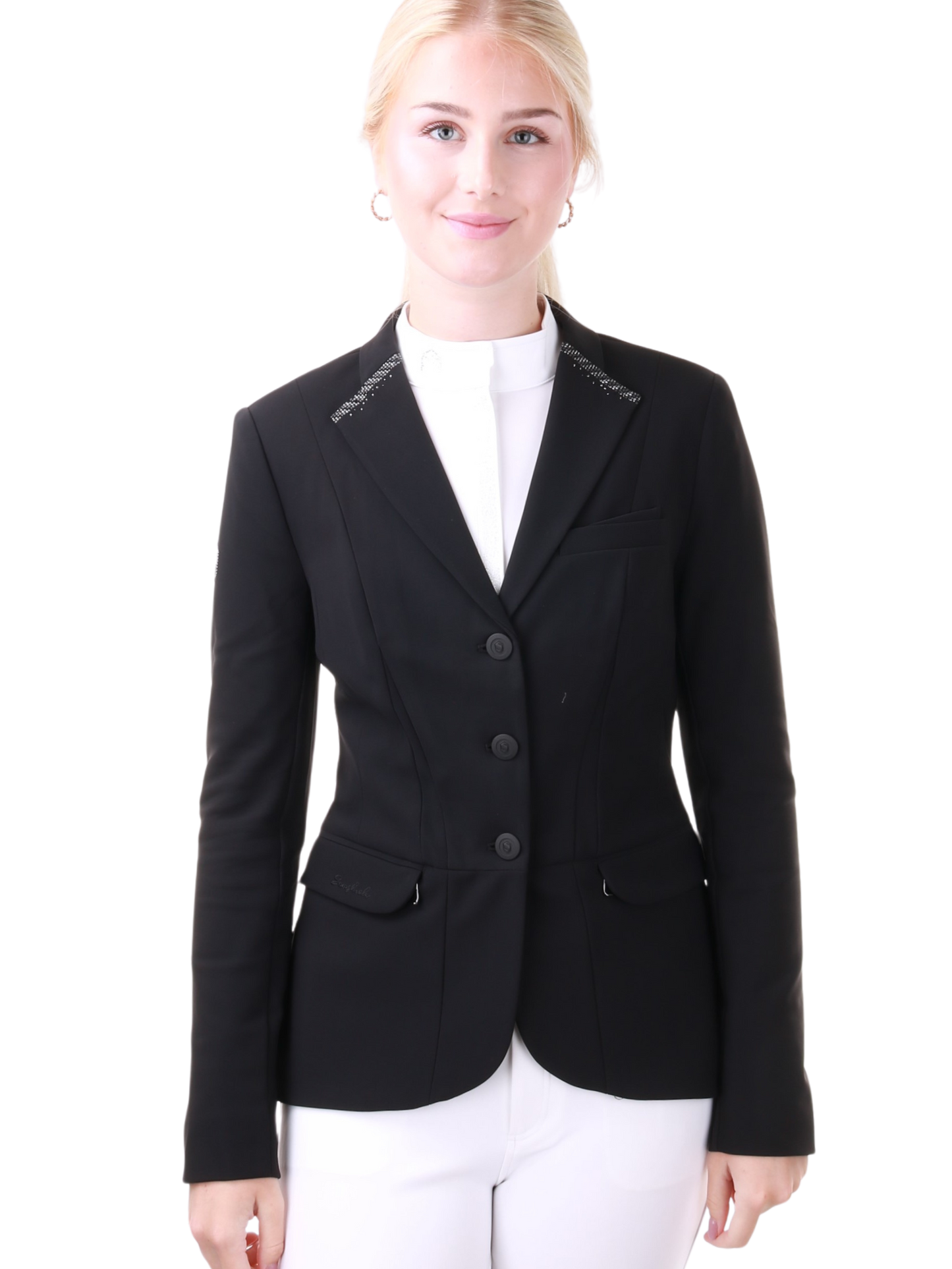 Veste d'équitation Samshield Femme Victory Pearl Noir