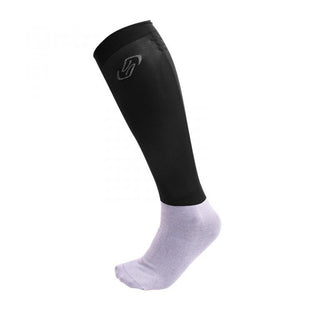 Un pack de 3 chaussettes d'équitation Equestrian Show noires/grises