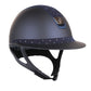 Casque d'équitation Samshield Miss Shield Alcantara cristal comète légère Marine