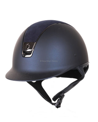 Samshield Shadowmatt casque d'équitation alcantara dessus Navy