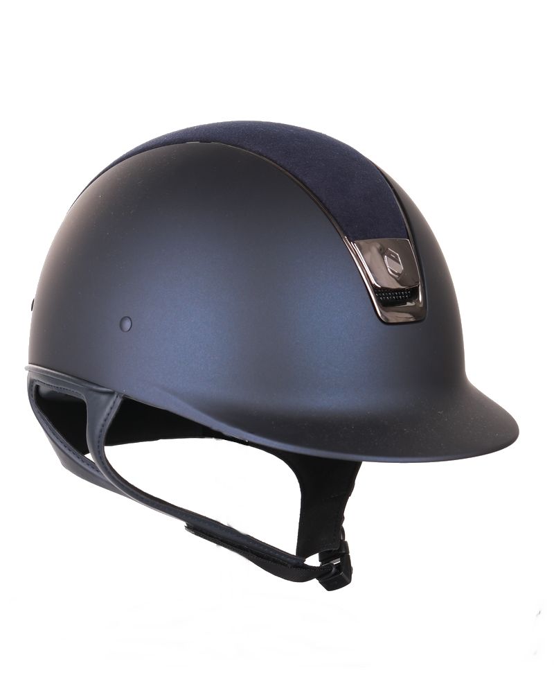 Samshield Shadowmatt casque d'équitation alcantara dessus Navy