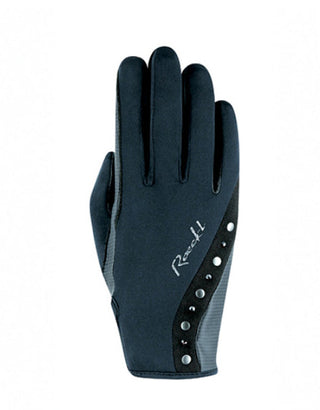 Gants d'équitation d'hiver Roeckl Jardy noirs