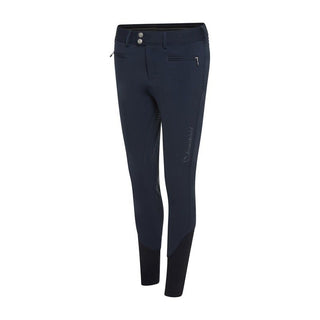 Samshield Pantalon d'équitation Full Grip Femme Diane Hiver Marine TT