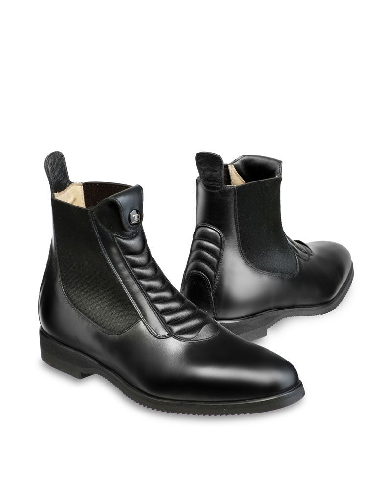 Chaussures d'équitation jodhpurs Tucci en cuir de veau Harl Noir