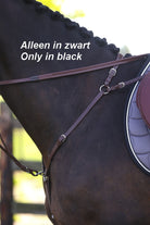 LJ Leathers New Pro voortuig met brug Zwart Zwart Full