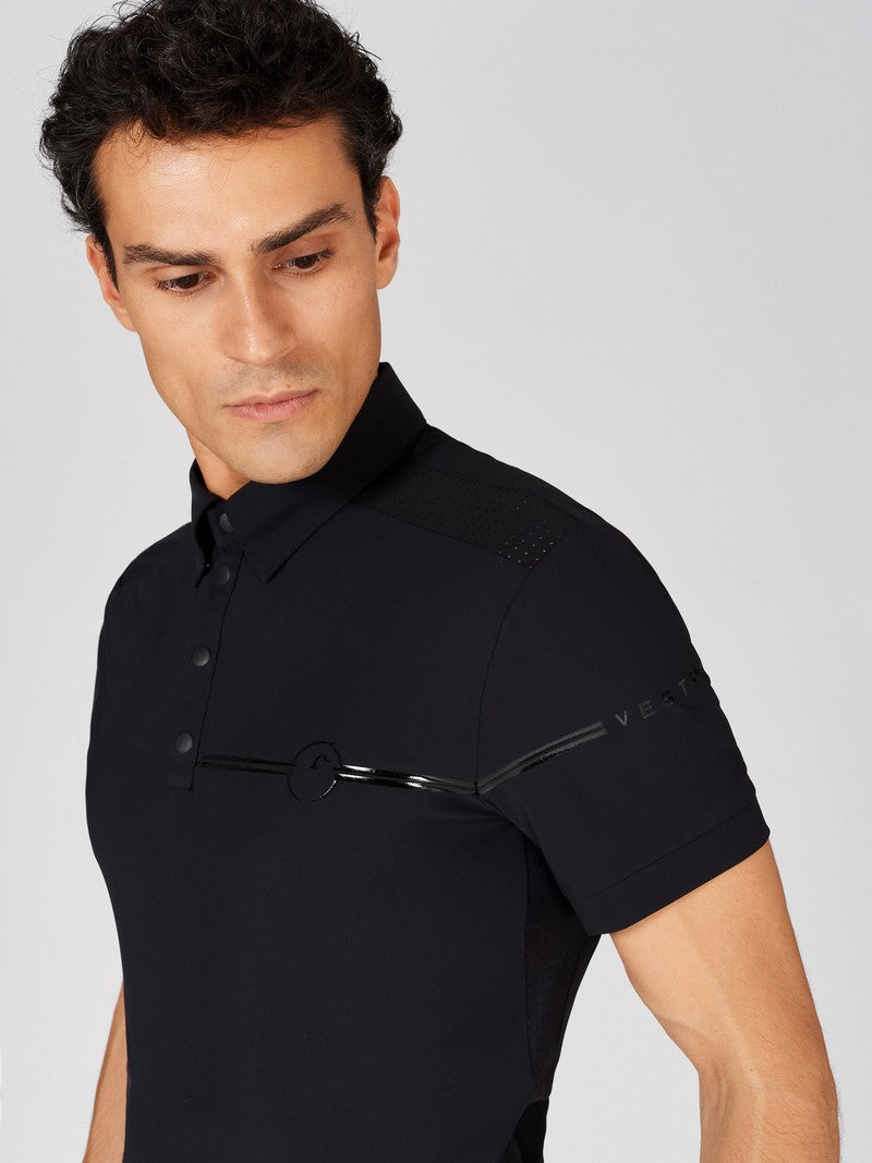 Polo pour hommes Vestrum Marettimo noir