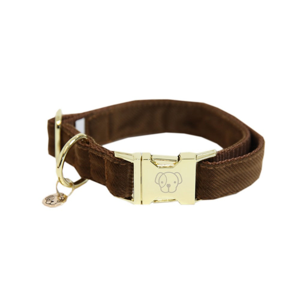 Collier pour chien en velours côtelé Kentucky Dogwear