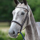 Stallmeister frontal en cuir noir