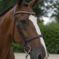 Stallmeister frontal en cuir noir