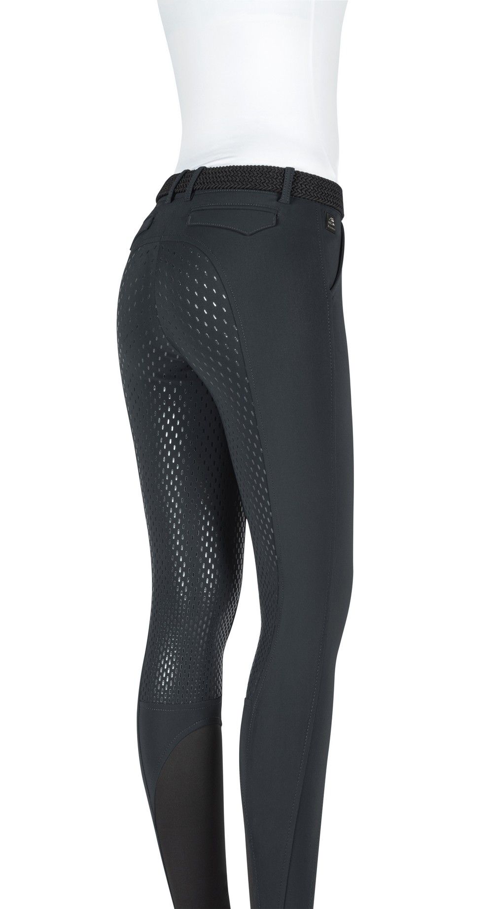 Equiline pantalon d'équitation femme full grip Julik noir