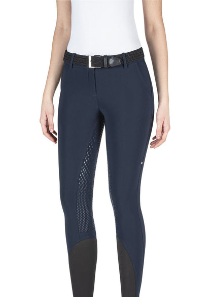 Equiline pantalon d'équitation femmes full grip Julik bleu