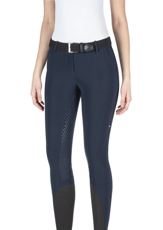 Equiline pantalon d'équitation femmes full grip Julik bleu