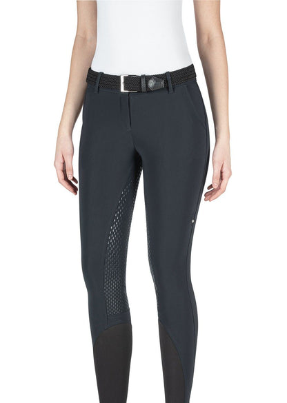 Equiline pantalon d'équitation femme full grip Julik noir