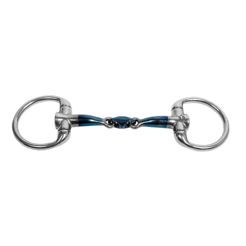 TRUST équitation Sweet Iron Double brisé mors de busse pour poney