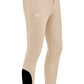 Pantalon d'équitation pour hommes avec grip aux genoux beige