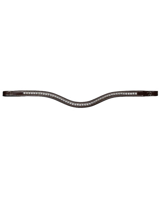 Dyon US Collection Silver Clincher V-Shaped Frontriem marron