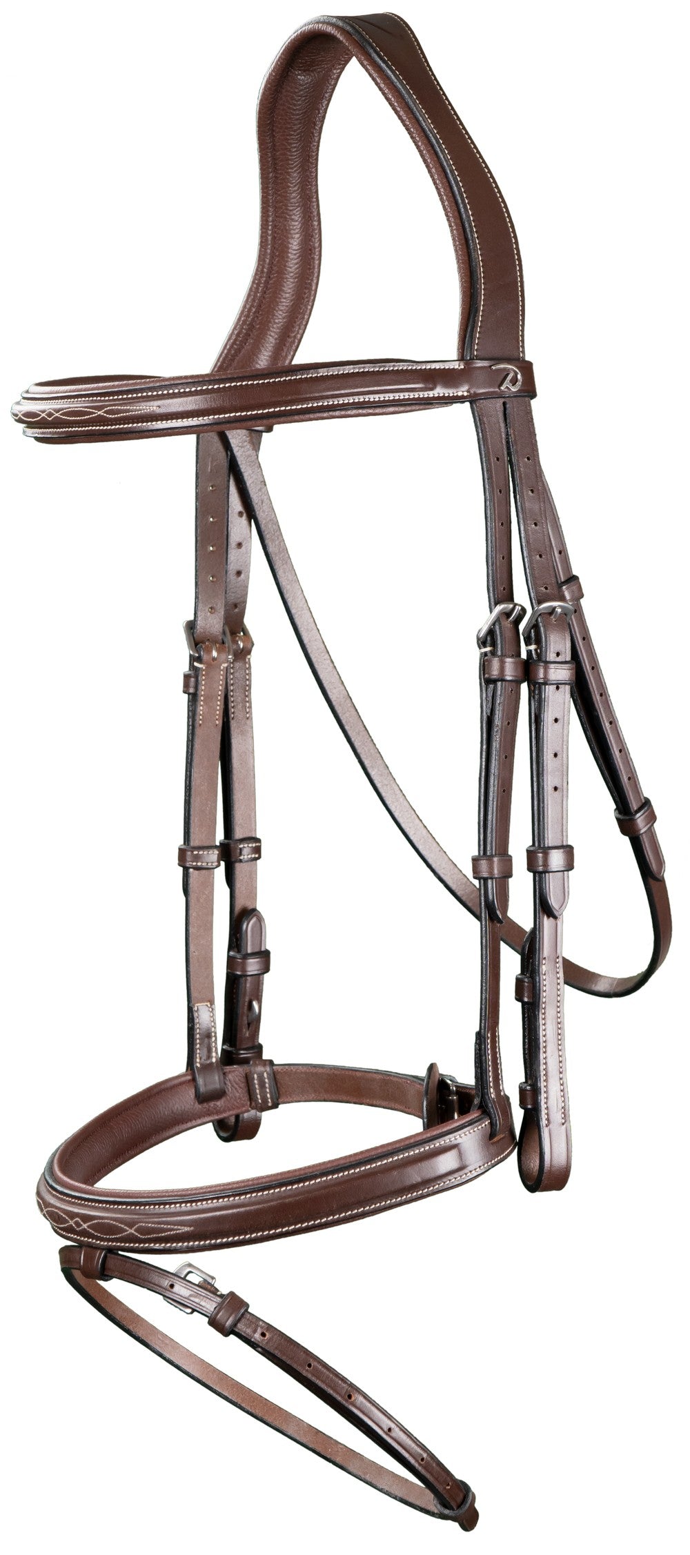 Dyon US Jumping bridon avec muserolle combinée marron