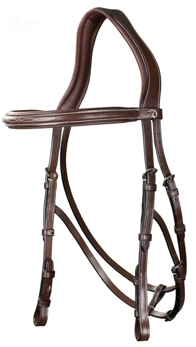 Dyon US Jumping Hackamore bridon marron