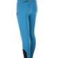 Vestrum pantalon d'équitation femme Giglio bleu poussiéreux avec grip aux genoux